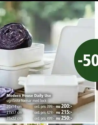 Kitch'n Modern House Daily Use ugnfasta formar med lock erbjuda