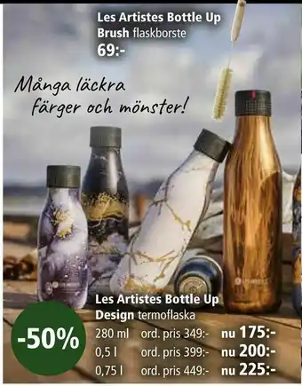 Les Artistes Bottle Up Brush flaskborste
