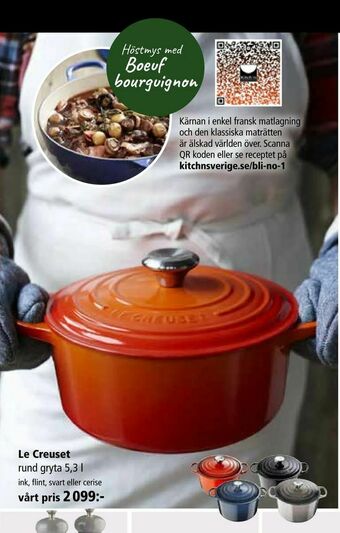 Kitch'n Le Creuset erbjuda