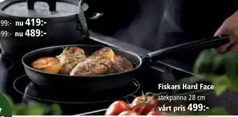 Kitch'n Fiskars Hard Face stekpanna 28 cm erbjuda