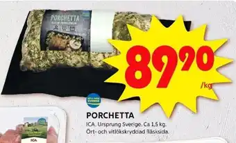 ICA Kvantum PORCHETTA erbjuda