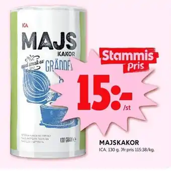 ICA Kvantum MAJSKAKOR erbjuda