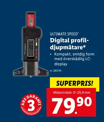 Lidl Digital profildjupmätare erbjuda