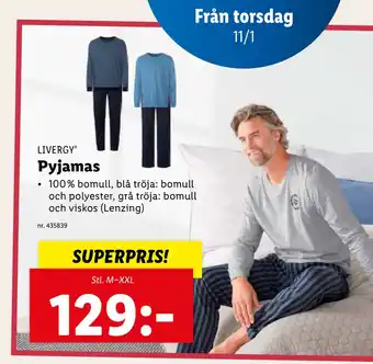 Lidl Pyjamas erbjuda
