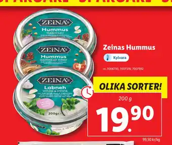 Lidl Zeinas hummus erbjuda