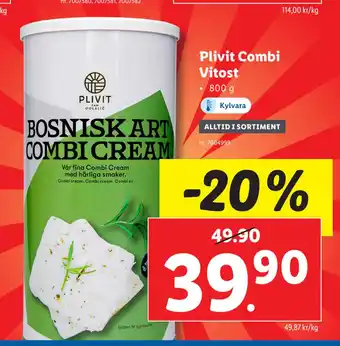 Lidl Plivit combi vitost erbjuda