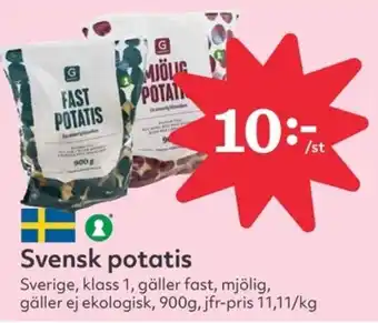 Hemköp Svensk potatis erbjuda