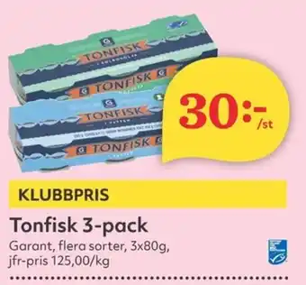 Hemköp Tonfisk 3-pack erbjuda