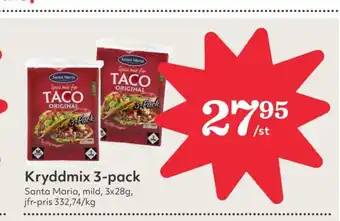 Hemköp Santa maria taco kryddmix erbjuda