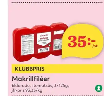 Hemköp Eldorado makrill erbjuda
