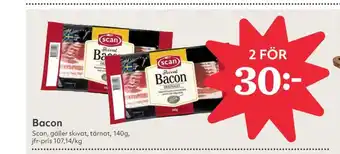 Hemköp Scan baconskivor erbjuda