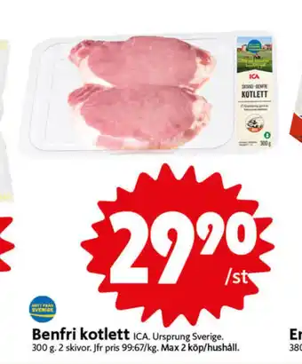 ICA Nära Ica kotletter erbjuda