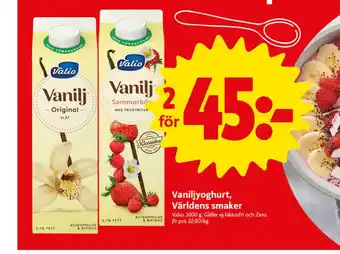 ICA Nära Valio vanilj yoghurt erbjuda