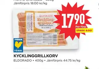 Willys Hemma Eldorado kycklingkorv erbjuda