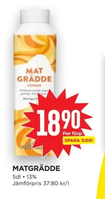 Willys Hemma Garant matlagningsgrädde erbjuda