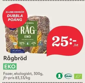 Hemköp Rågbröd erbjuda