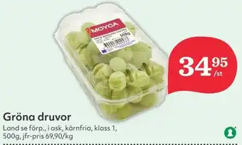 Hemköp Gröna druvor erbjuda
