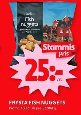 ICA Kvantum FRYSTA FISH NUGGETS erbjuda