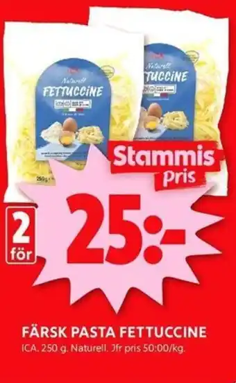 ICA Kvantum FÄRSK PASTA FETTUCCINE erbjuda
