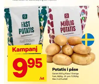 City Gross Potatis i påse erbjuda
