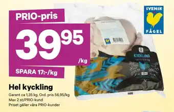 City Gross Hel kyckling erbjuda