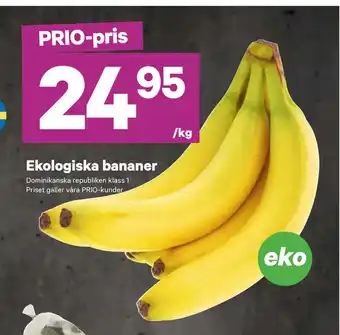 City Gross Ekologiska bananer erbjuda