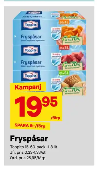 City Gross Fryspåsar erbjuda