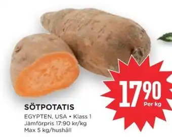 Willys SÖTPOTATIS erbjuda