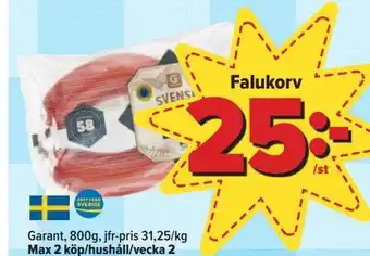 Östenssons Falukorv erbjuda