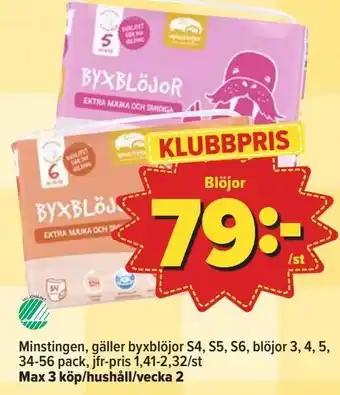 Östenssons Blöjor erbjuda