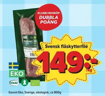 Svensk fläskytterfilé