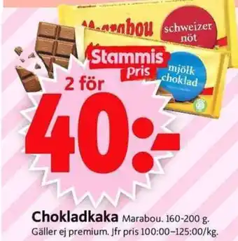 ICA Supermarket Chokladkaka erbjuda