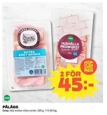 Coop Pålägg erbjuda