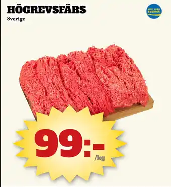 Bonum Matmarknad Högrevsfärs erbjuda