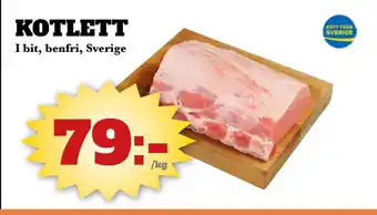 Bonum Matmarknad Kotlett erbjuda