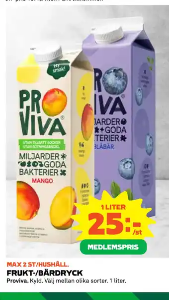 Coop Konsum Frukt-/bärdryck erbjuda