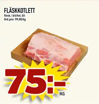 Din Mat Fläskkotlett erbjuda