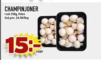 Din Mat Champinjoner erbjuda
