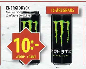 Matvärlden Tensta Energidryck erbjuda