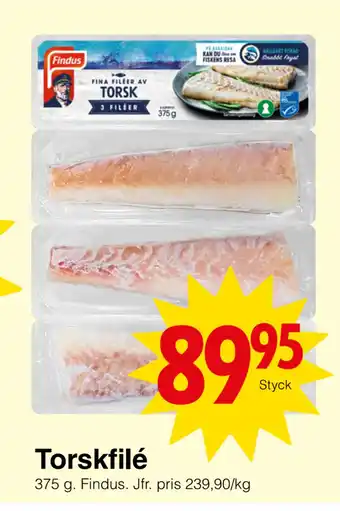 Matöppet Torskfilé erbjuda