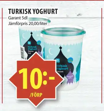 Matvärlden Tensta Turkisk yoghurt erbjuda