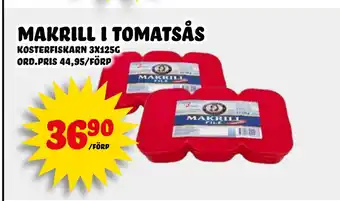 Nelins Makrill i tomatsås erbjuda