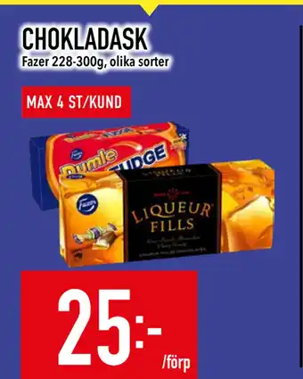 Matdax Chokladask erbjuda