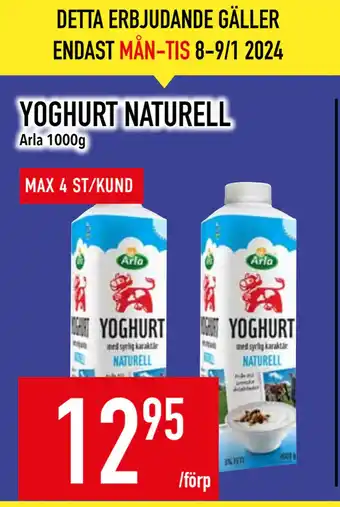 Matdax Yoghurt naturell erbjuda