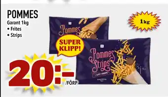 Nya Pulsen Pommes erbjuda