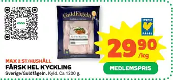 Stora Coop Färsk hel kyckling erbjuda