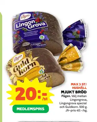 Stora Coop Mjukt bröd erbjuda