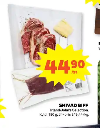 Stora Coop Skivad biff erbjuda