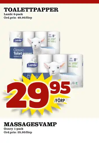 Supergrossen Toalettpapper erbjuda