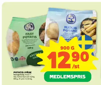 Stora Coop Potatis i påse erbjuda